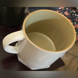 Starbucks Embossed Classic Shades of Tan Mug